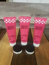 3PK Supre Tan Sweet & Sexy Body Polish BONUS Hempz Pomegranate Body Butter READ