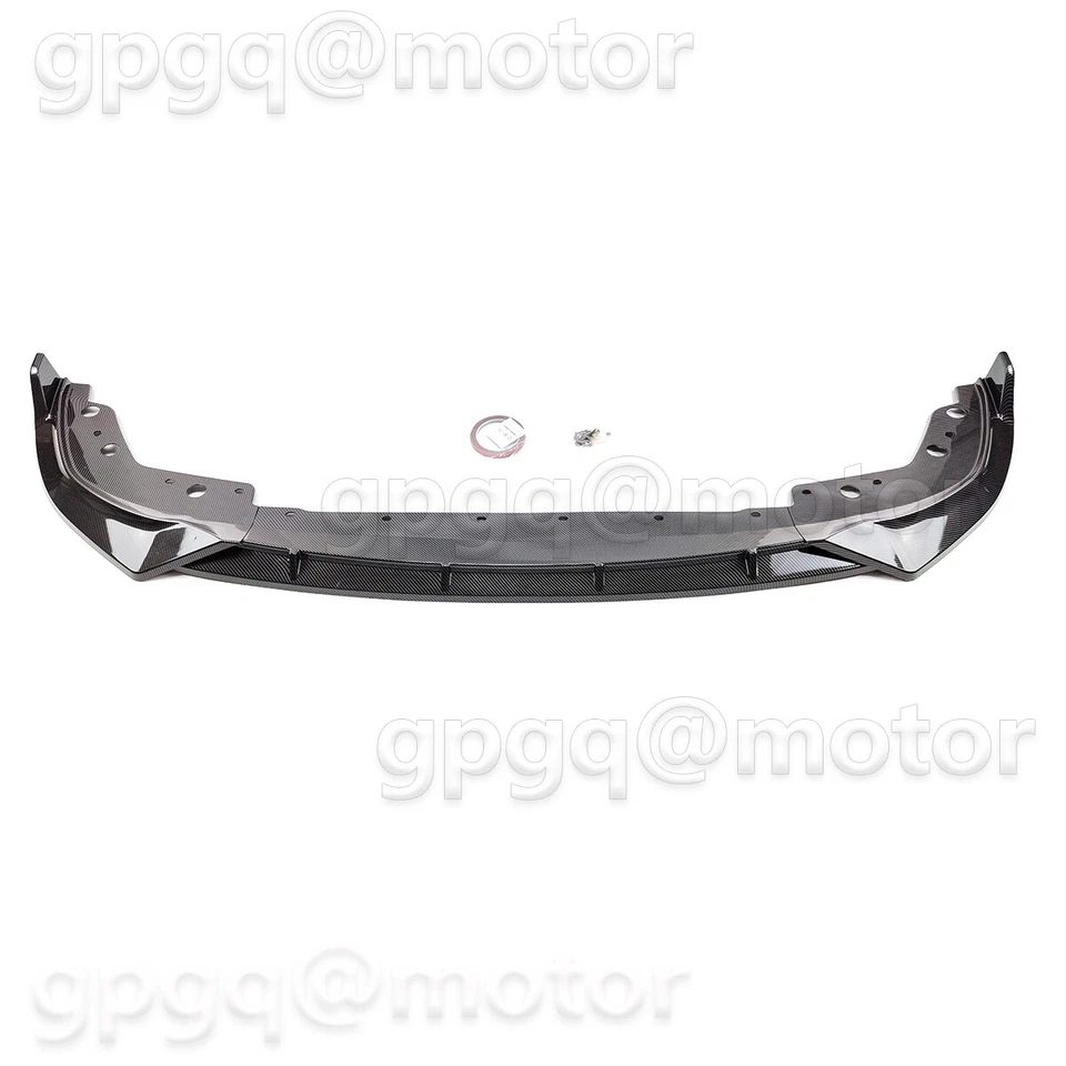 Kit de labios de parachoques delantero de fibra de carbono estilo GT para BMW G20 LCI 330i M340i 2023-2025 GT Foto 4 de 4