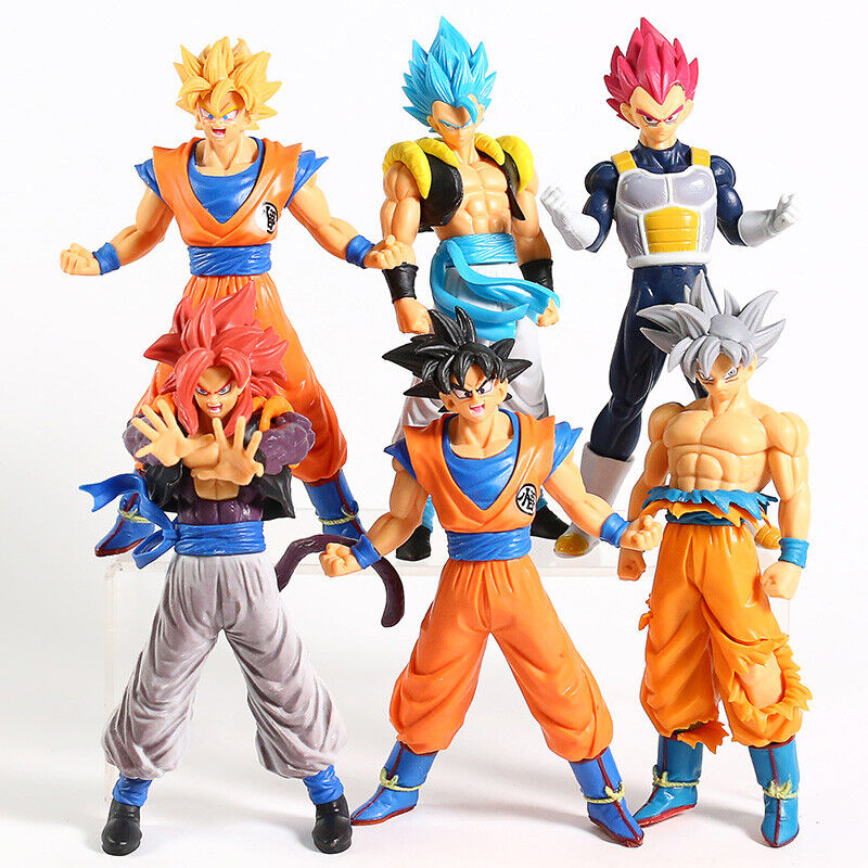 Bonecos Dragon Ball Z Boneco Goku Broly Goku Instinto Vegeta Action Figure  Pronta Entrega