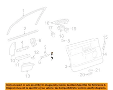 FORD OEM 03-11 Town Car Front Door Interior Trim-Cover 3W1Z5422671AAB