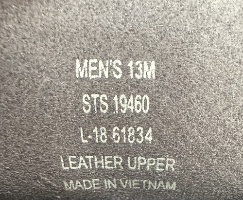Scarpe da barca SPERRY GRIGIE in pelle forata 2 occhi taglia 13M STS 19460 - Foto 7 di 7