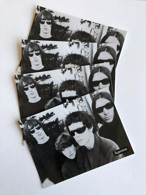 Supreme Velvet Underground Group Sticker 100% Authentic FW19 Season