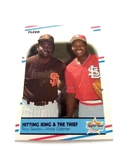 1988 Fleer Baseball Hitting King Tony Gwynn #634 HOF Factory Set Break