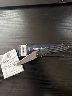 Smith And Wesson Cuttin' Horse Pocket Knife Folding CH007 W/ Box IOB