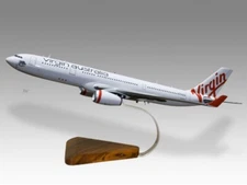Airbus A330-200 Virgin Australia Desk Wood Airplane New Model Small Scale 1/200