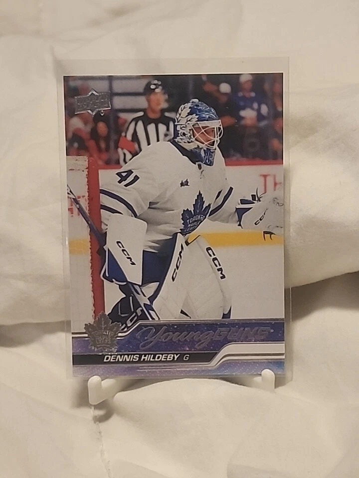 Dennis Hildeby Young Guns Upper Deck 2023-2024 Extended Series Maple Leafs