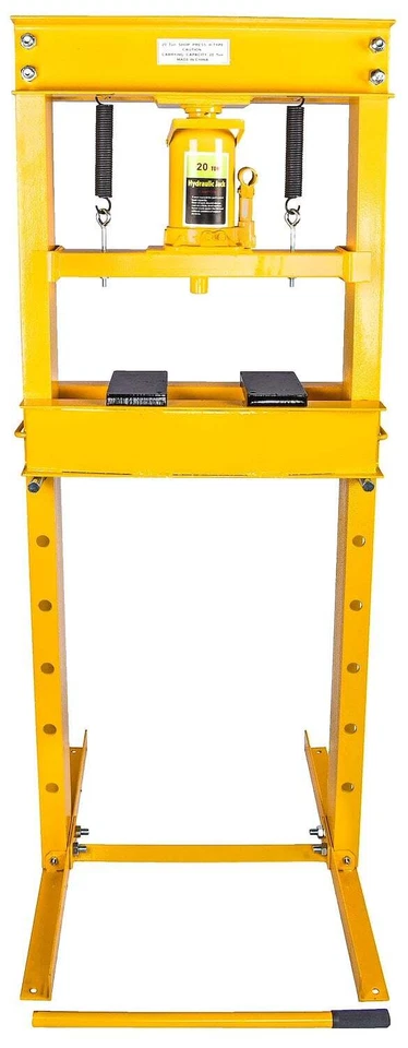 Prensa hidráulica de taller JEGS 81637 20 toneladas rango de trabajo de montaje en piso: hasta 30 3/4 i Foto 2 de 4