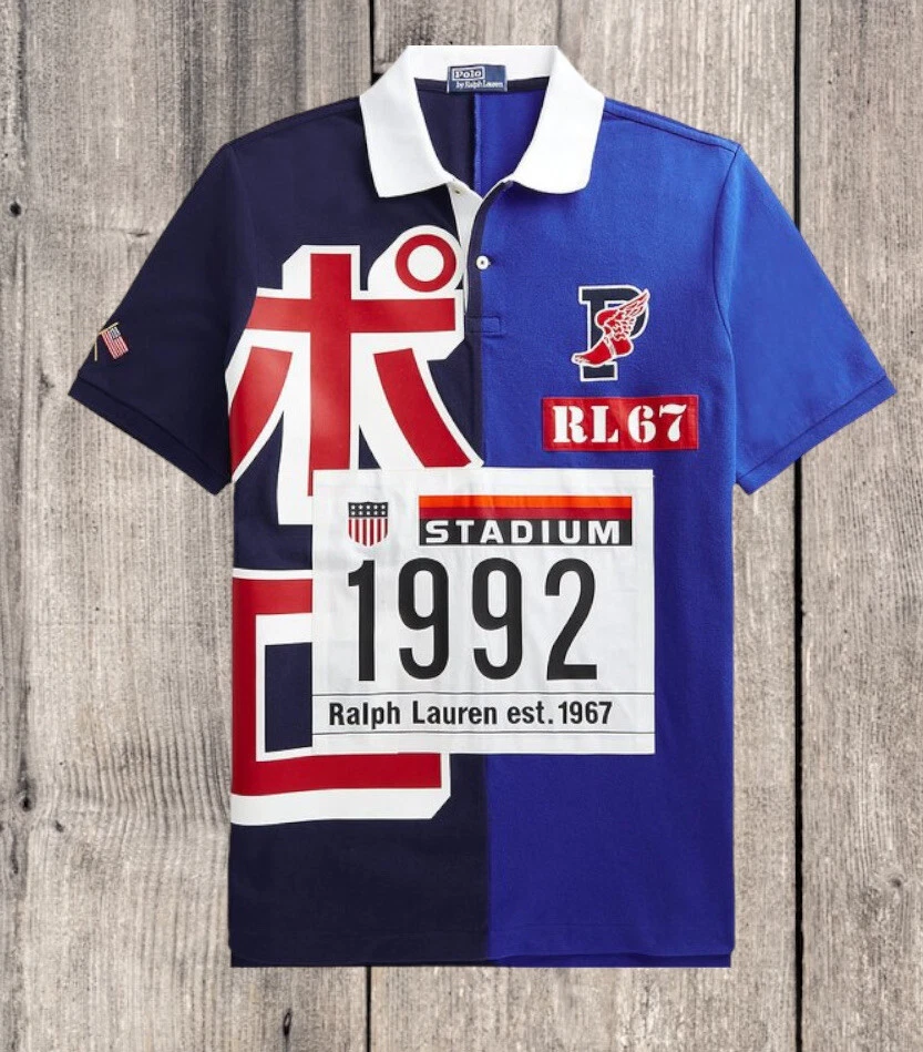 Polo Ralph Lauren ラルフローレンスタジアムラガーシャツ1992 POLO