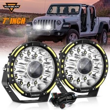 Auxbeam 2pcs 7 360-pro Led Light Pods Offroad Driving Lamp For Hummer H1 H2 H3