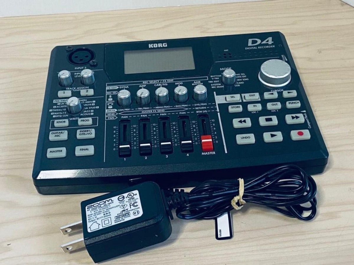 KORG D4 DIGITAL RECORDER デジタルレコーダー Korg D4 4-Track Digital Recorder | zZounds
