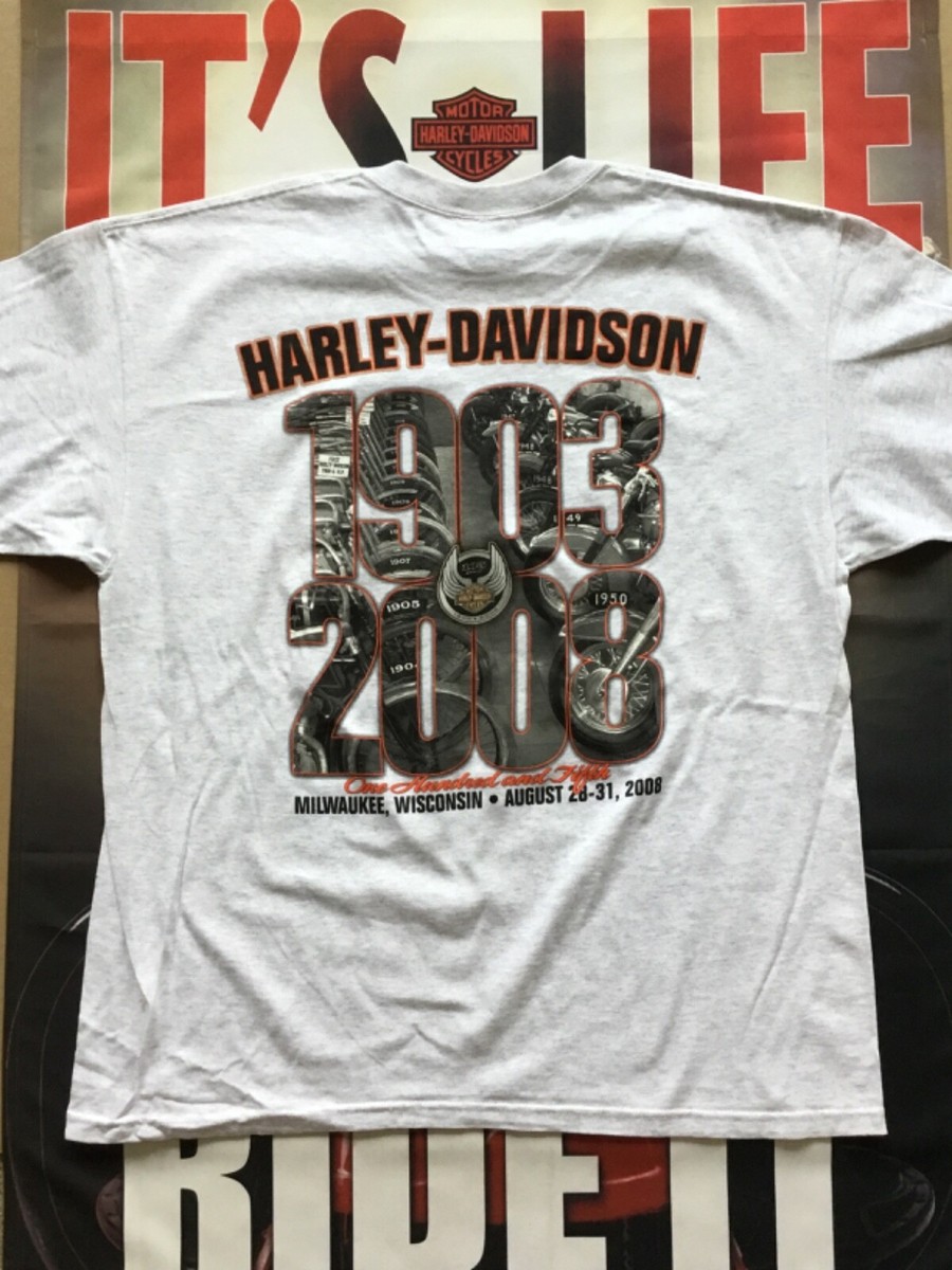 Harley-Davidson 105Th Anniversary Shirt Nwot Men's XXL | eBay