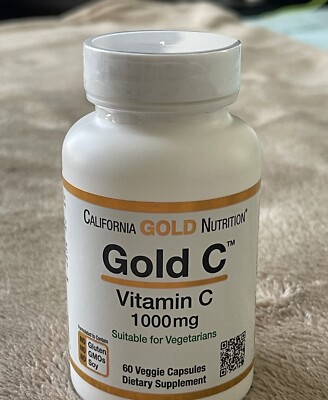 Gold C, USP Grade Vitamin C, 1,000 mg, 60 Veggie Capsules