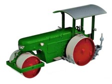 NZG 627-3 Hamm DL10 3-Wheel Historical Asphalt Roller - Green 1/50 Die-cast MIB