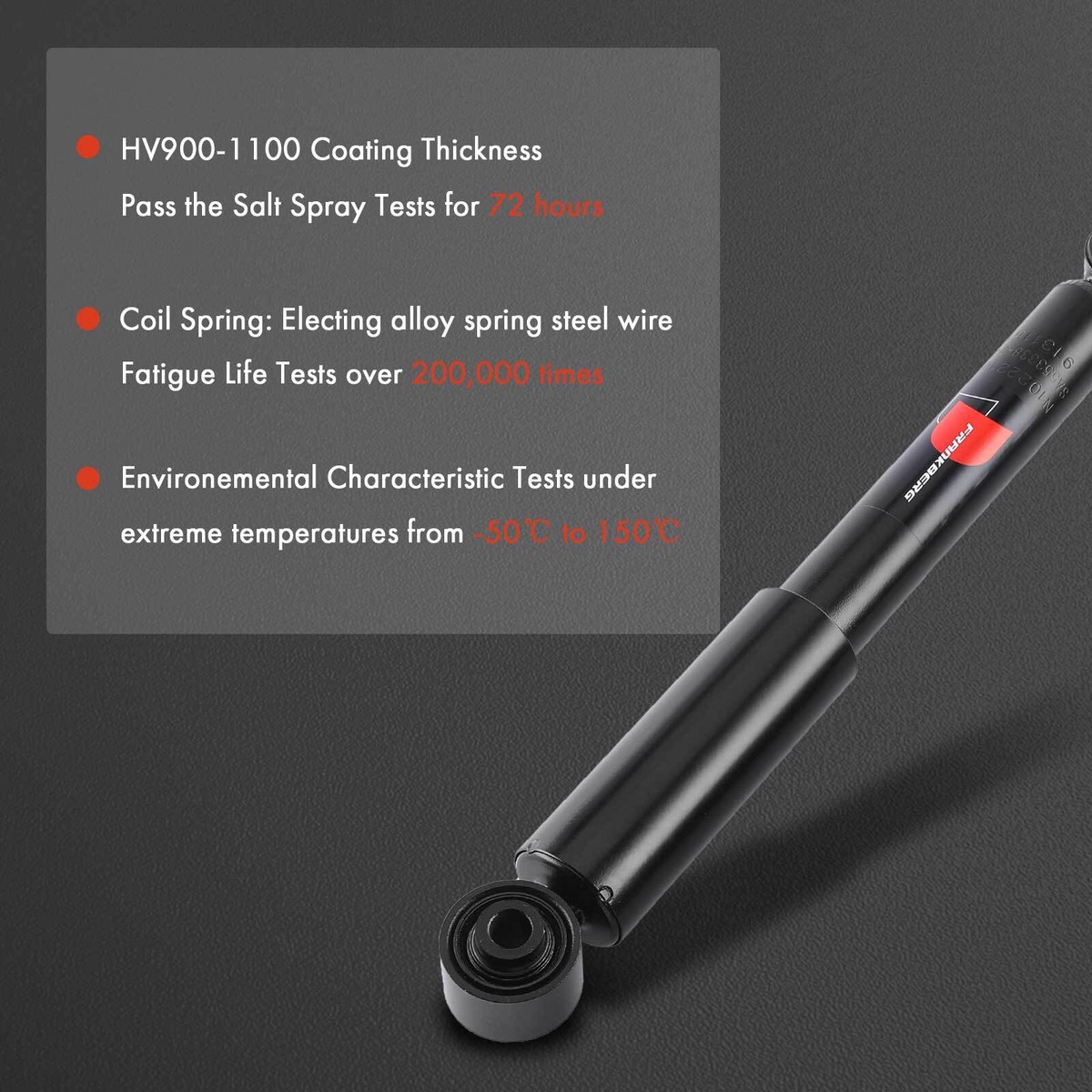 2x Shock Absorbers Rear for Mercedes-Benz Viano Vito Vito/Mixto  