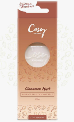 Cinnamon Musk - Wax Melt - 100g - Duftwachs- Cosy Aromas