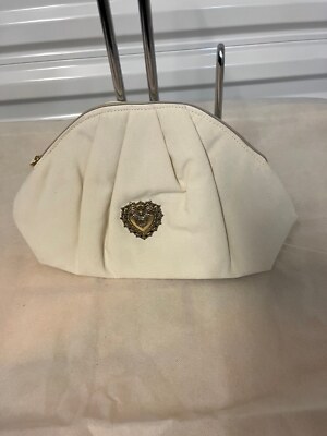 Dolce & Gabbana Cream Clutch with Gold Accent Dolce & Gabbana Leather 90s Sicily Clutch Bag | italist  main image 3