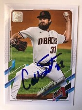 2021 Topps Diamondbacks Caleb Smith Autographed Baseball Card #141