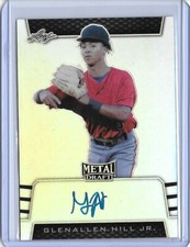 2019 Leaf Metal Draft GLENALLEN HILL JR. Silver Prismatic Auto RC 1/50 Dbacks