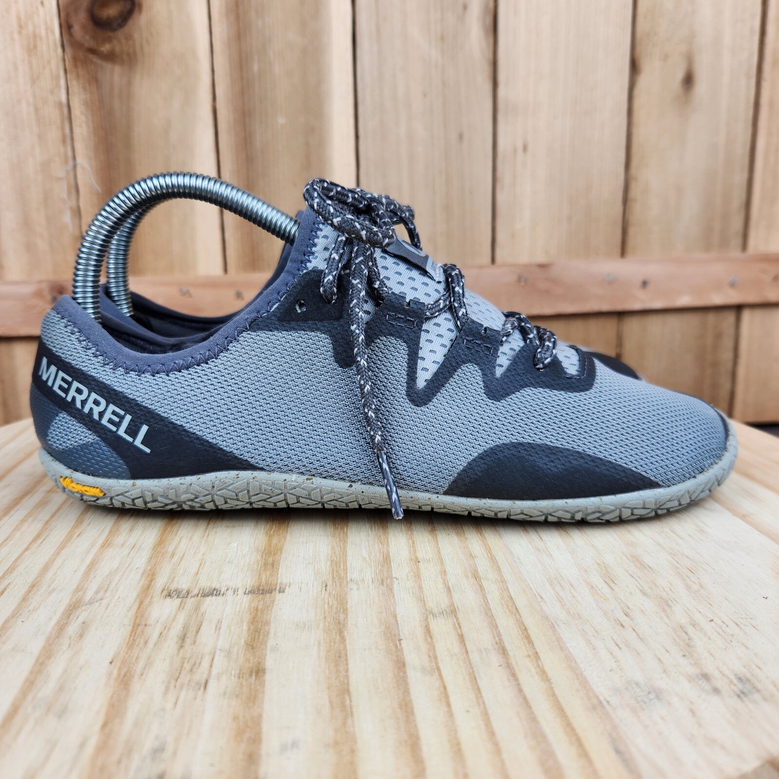 Guanto Merrell Vapor 5 donna 7 grigio minimalista corsa a piedi nudi Vibram