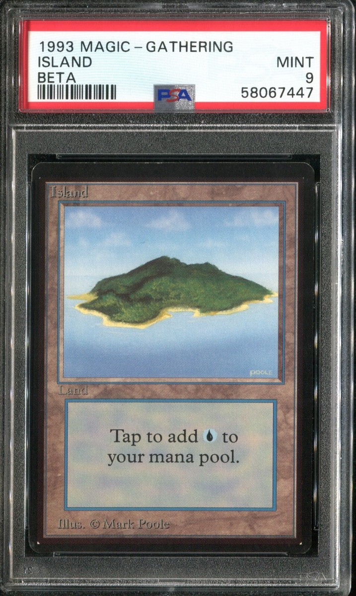 アンステーブル　島　PSA9 MTG PSA 9 1993 MTG Magic The Gathering Beta #292 Island v2 or A | eBay