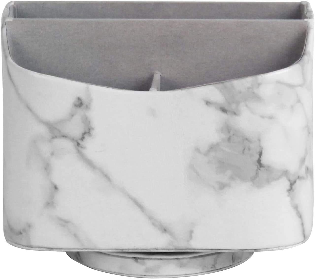 HofferRuffer Spinning Remote Control Holder, Controller White,Grey 