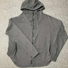 FP Movement Free People Zip Up Hoodie Jacket Womens Size Large Gray Jacket