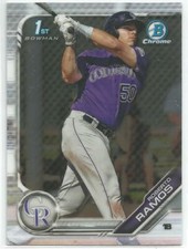 Roberto Ramos Colorado Rockies 2019 Bowman Baseball 1st Bowman Chrome Card