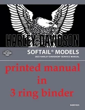 Printed Service Repair Work Shop Manual 2023 Harley Davidson FXLRST Low Rider ST