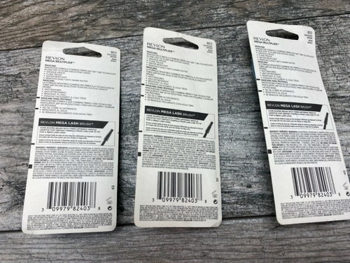 Lote de 3 rímel Revlon Mega Multiplicador Blackend marrón 0,28 onzas fluidas 803 - Imagen 3 de 7