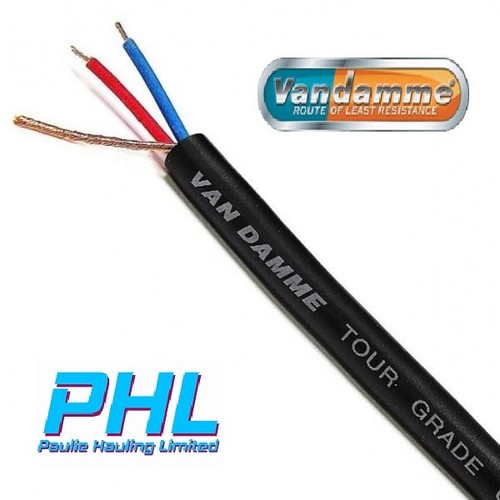 Van Damme Black Tour Grade Classic XKE Microphone Cable 268-020-000 Per Metre