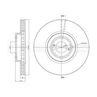 Metelli 2X Bremsscheibe Vorne Ø275Mm BelüFtet FüR Toyota Corolla ZZE12_