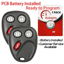 2 For 2003 2004 2005 2006 Cadillac Escalade Keyless Entry Remote Control Key Fob