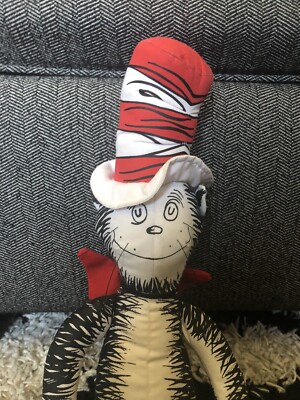 16  Dr Seuss CAT IN THE HAT Plush Determined Productions Random House Doll Toy