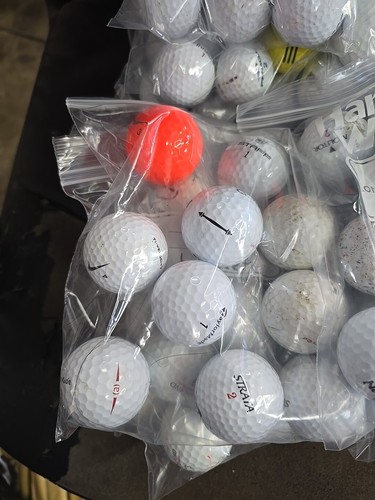 120 Assorted Used Golf Balls Hit-Away (I Live Near Driving Range) - Picture 2 of 11