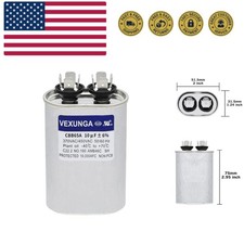 10uF 370/440VAC 50/60Hz Oval Run Start Capacitor 10 MFD 370V/440V Air Conditi...