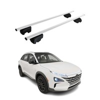 DachträGer GrundträGer FüR Hyundai Nexo 2019-2026 75Kg Stahl Silber 2 Tlg