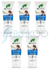 Dr Organic Anti-Schuppen Shampoo mit Kaffee - 200ml (5er Pack)