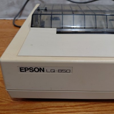 Epson LQ-850 Dot Matrix 24-Pin Impact Printer Tested/Powers On | eBay