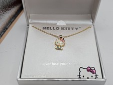 Gold Flash Plated Hello Kitty Necklace From JCP - Kohls 16"