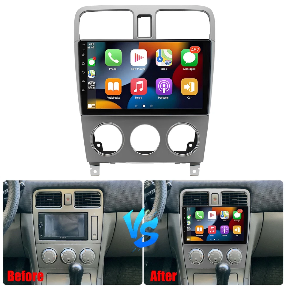 32G Fit for Apple Carplay Upgraded Radio for Subaru Forester 2002-2008 - Image 3 of 4