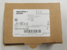 Sprecher  Schuh Contactor CA7-37-10-120 37 amps 3 Pole 120v coil NEW