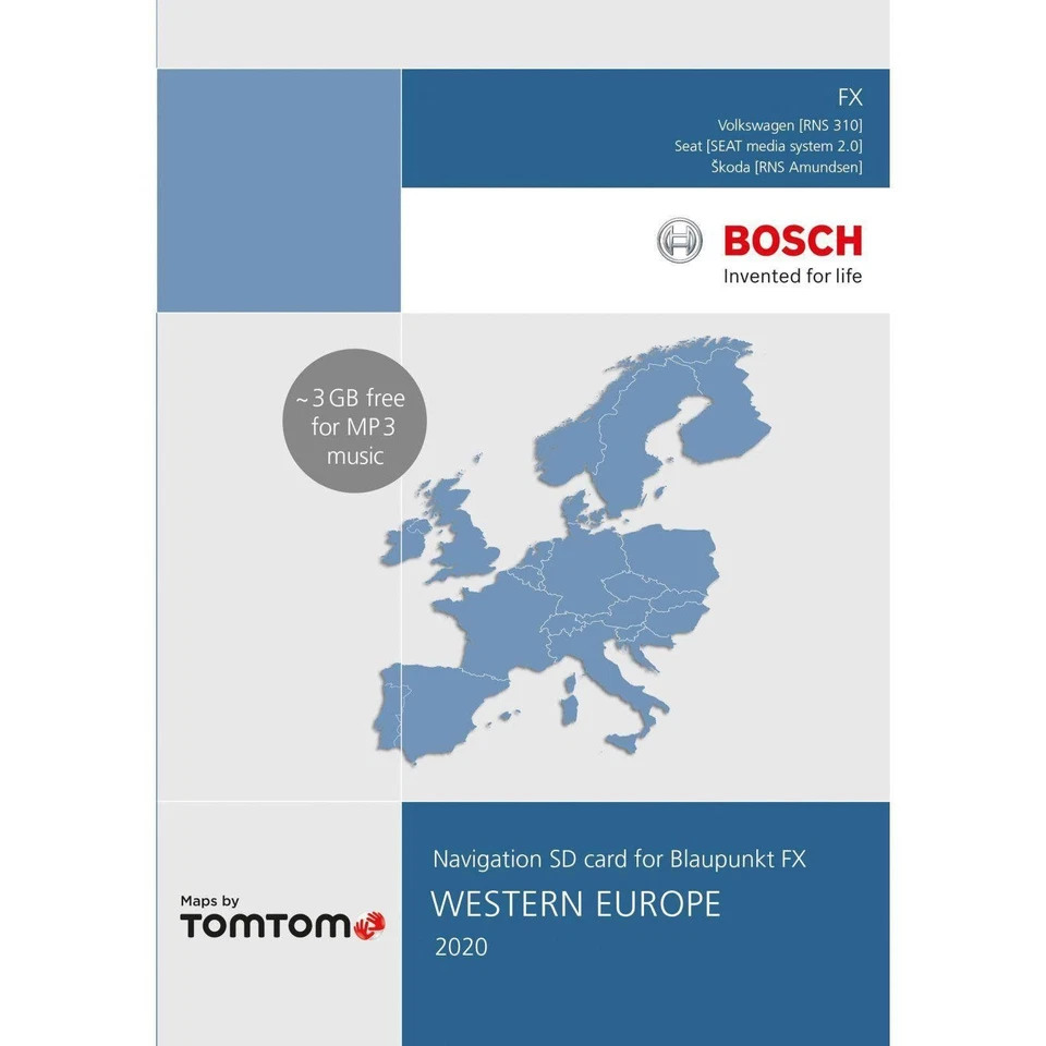 Blaupunkt Tele Atlas TomTom Europa Paket FX 2020 - SD-Karte 8 GB - Bild 2 von 3