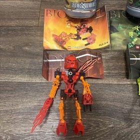 LEGO TECHNIC BIONICLE - Tahu Lewa Gali (Lot 3) Complete Canister Manual Poster