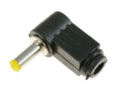 1.7mm x 4.0mm Right Angle Male DC Power Plug Connector Jack