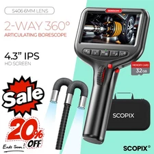 2025NEW 0.24" Tiny Endoscope Inspection Camera w/LEDs 1080P HD Car Repair Tool