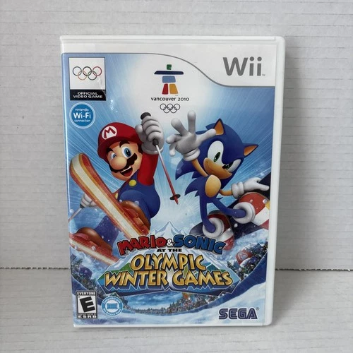 Mario & Sonic at the Winter Olympic Games - Nintendo Wii (case damage)