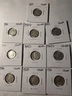 1946-1964 90% Silver Roosevelt Dimes – Silver Coin Lot (10)-AVERAGE CIRCULATED