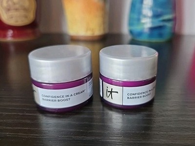 2x IT Cosmetics Confidence In A Cream BARRIER BOOST - 0.237 oz/ 7 mL Each