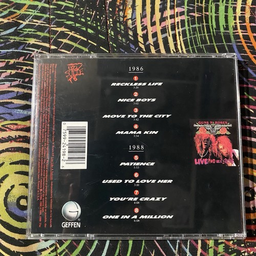 Guns And Roses Gnr Lies CD 1988 VG+ - Picture 2 of 3