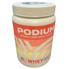 Whey Protein Concentrate Supplement 19.5oz 1.34lb Chocolate Brownie 01/26 PODIUM